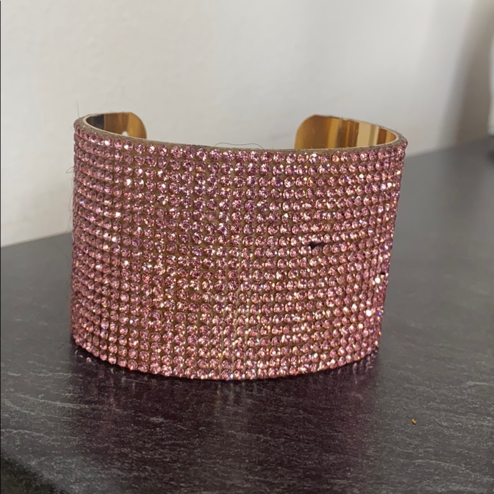 Pink Pave Cuff Bracelet
